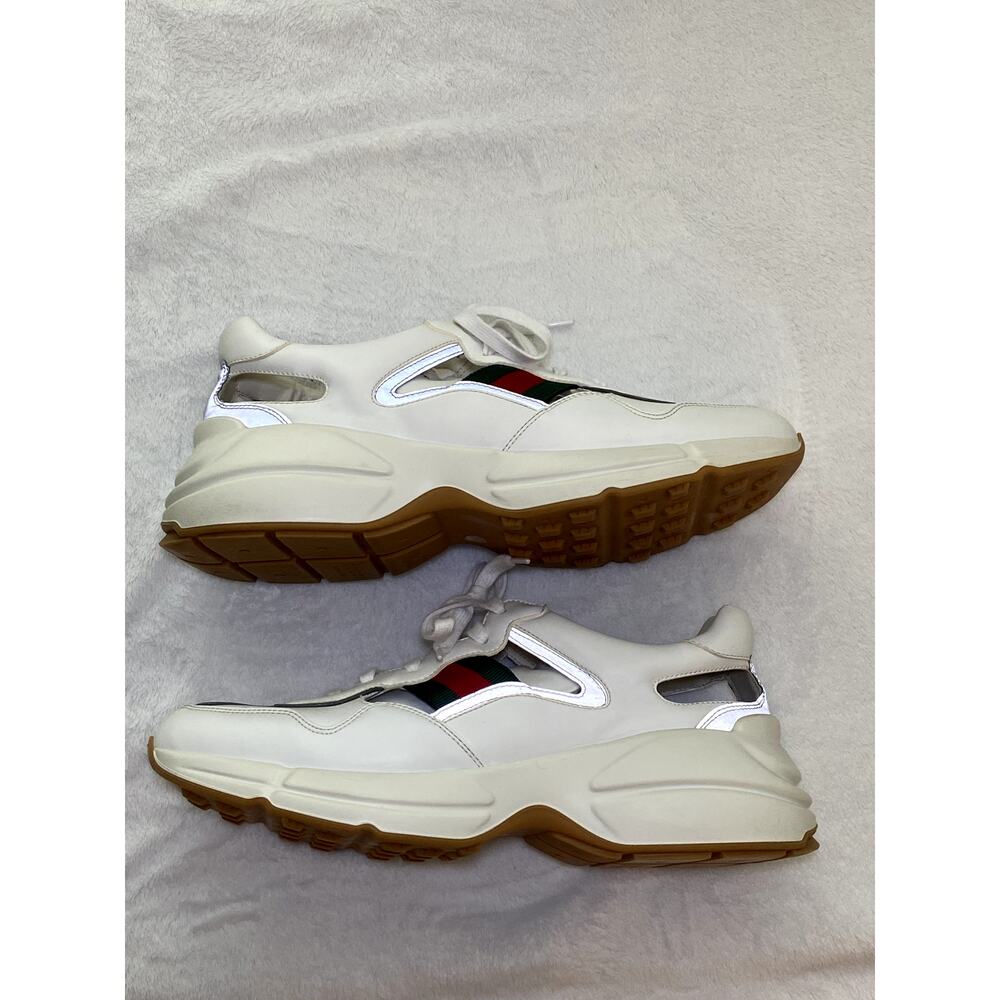 Authentic Gucci Rython Cut Out 100% RARE Mens Sz 10.5 - Picture 8 of 8